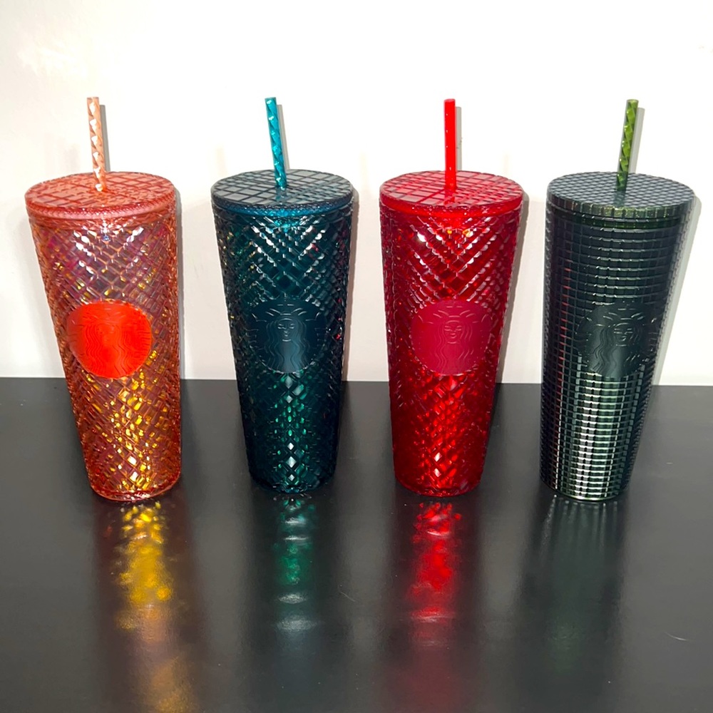 Starbucks | Holiday Crystal Set 💛💚❤️💚